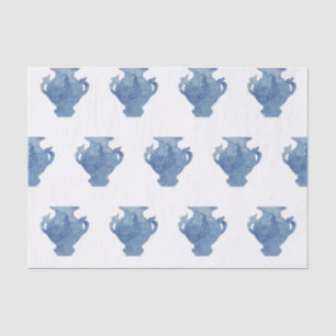 Blue Willow Chinoiserie Ginger Jars   Tissue Paper