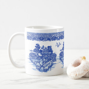 Blue Willow Fox Isle of Animals Classic Fun Design Coffee Mug
