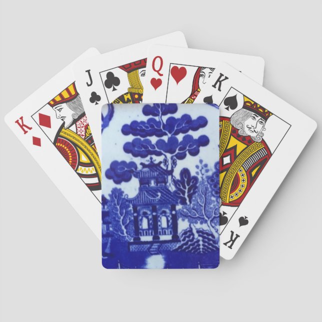 Blue Willow Playing Cards (Back)
