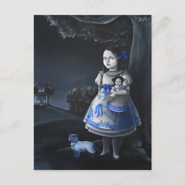 Blue Willow Postcard (Front)