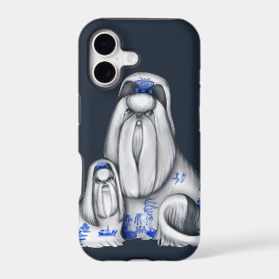 Blue Willow Shih Tzus iPhone 5 Case