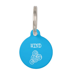 Blue Wind Pet's Name and Phone Pet Tag