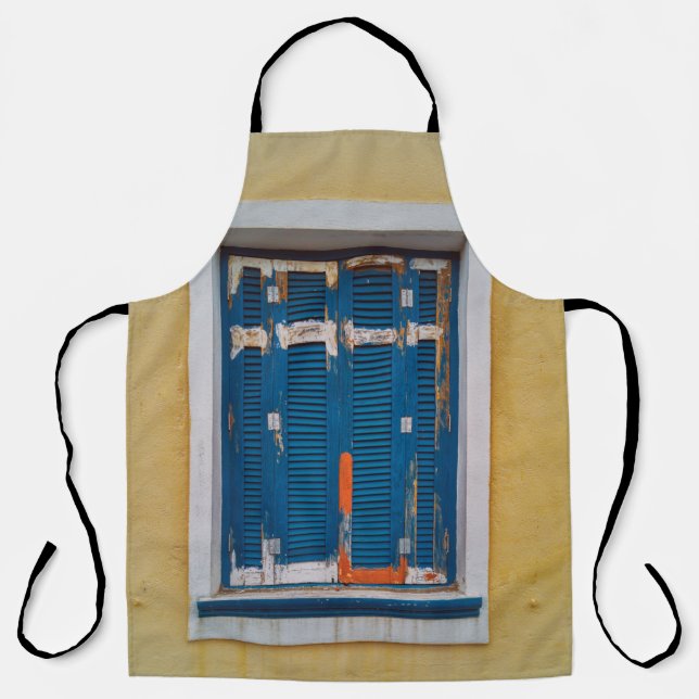 BLUE WINDOW APRON (Front)