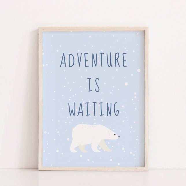 Blue Winter | Adventure Is Waiting Nursery Decor (Blue Winter | Adventure Is Waiting Nursery Decor)