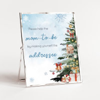 Blue Winter Baby Its Cold Outside Envelope Station