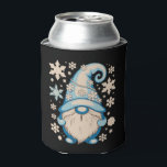Blue Winter Christmas Gnome Xmas Snow Holiday Can Cooler<br><div class="desc">Blue Winter Christmas Gnome Xmas Snow Holiday</div>