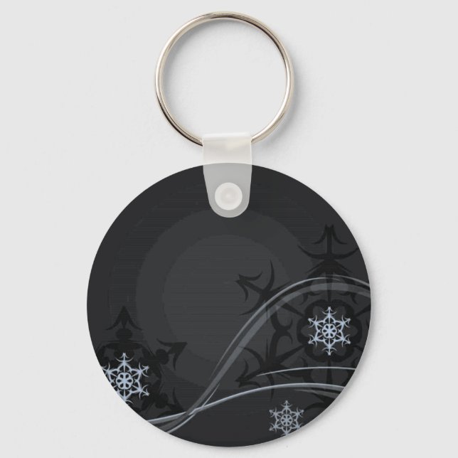 Blue Winter Keychain (Front)