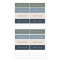 Blue Winter Name Labels