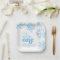 Blue Winter Onederland Party Plates