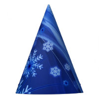 Blue Winter Snowflakes Christmas