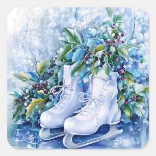 Blue Winter Stickers