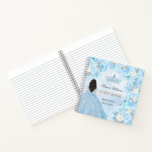 Blue Winter Wonderland Quinceanera Livre d'or