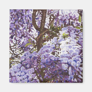 Blue wisteria 2011 magnet