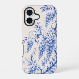 Blue Wisteria Floral Phone Case