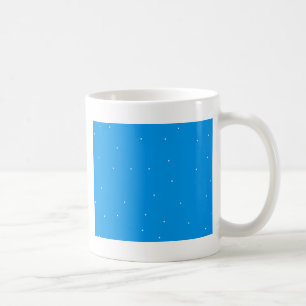 Blue with white dots accessories to customise coffee mug