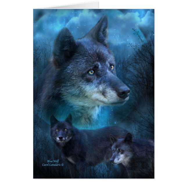 Blue Wolf ArtCard (Front)