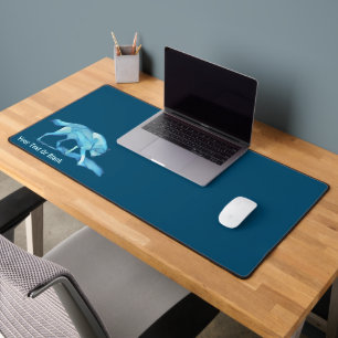 Blue Wolf Desk Mat