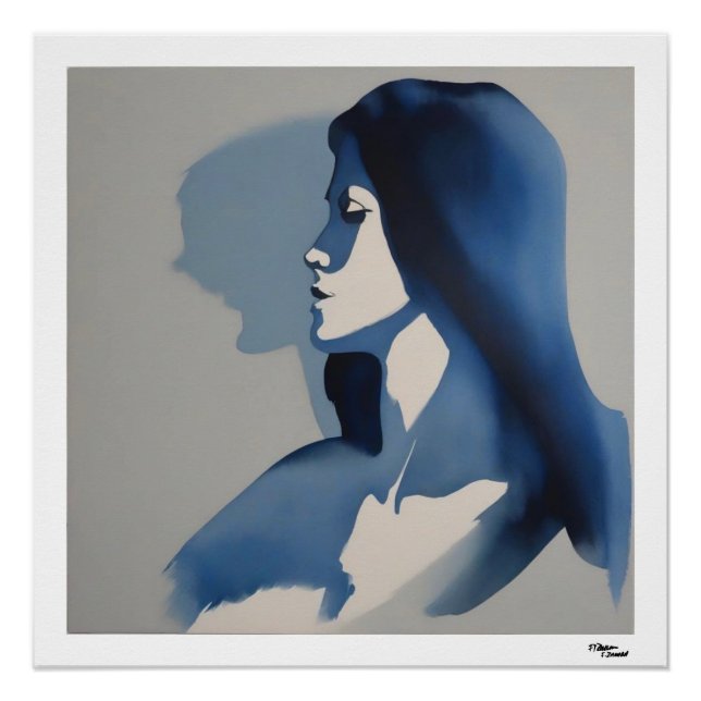Blue Woman  Poster (Front)