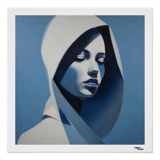 Blue Woman  Poster