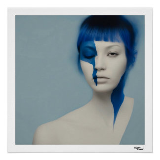 Blue Woman  Poster