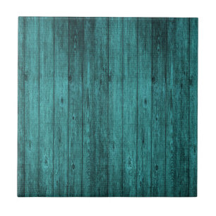 blue wood tile