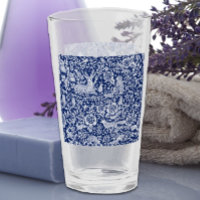Blue Woodland Animal Botanical Floral Forest