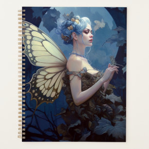 Blue Woodland Fairy Fantasy Art Planner