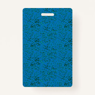 Blue wrapping paper featuring a geometric pattern  badge