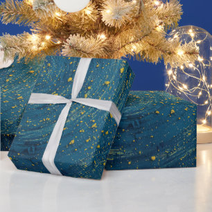 Blue Wrapping Paper Solid Blue Gift Wrap