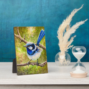 Blue Wren - Plaque