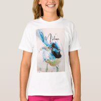 Blue Wren Watercolour Painting Australian Birds