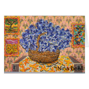 "Blue Wysteria w/ Onion," by Nina Beall