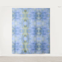 Blue Yellow Abstract Palo Verde Tiled Pattern