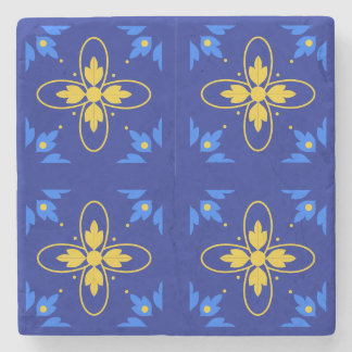 Blue & Yellow Azulejo (mini) Coaster 