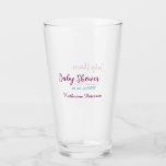 Blue yellow baby shower name date animal ear cute glass<br><div class="desc">simple business sticker</div>