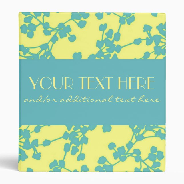 Blue & Yellow Binder (Front)