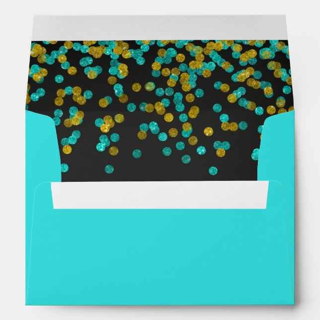 Blue Yellow Chalkboard Envelopes (Back (Bottom))