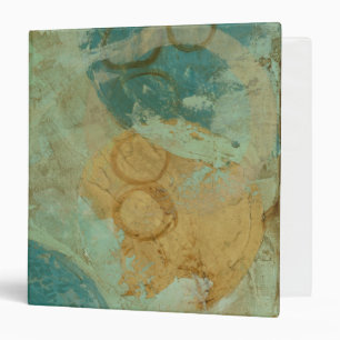 Blue & Yellow Circles Binder