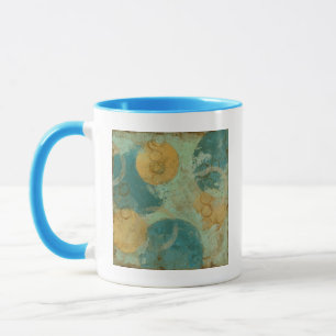 Blue & Yellow Circles Mug