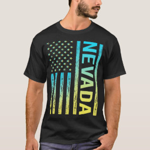 Blue Yellow Flag Nevada T-Shirt