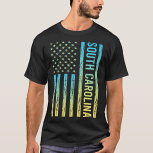 Blue Yellow Flag South olina T-Shirt