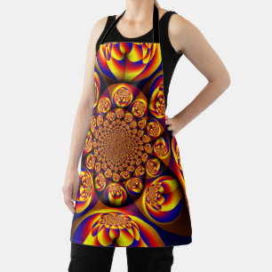 Blue, Yellow, Gold Mini Spheres Apron