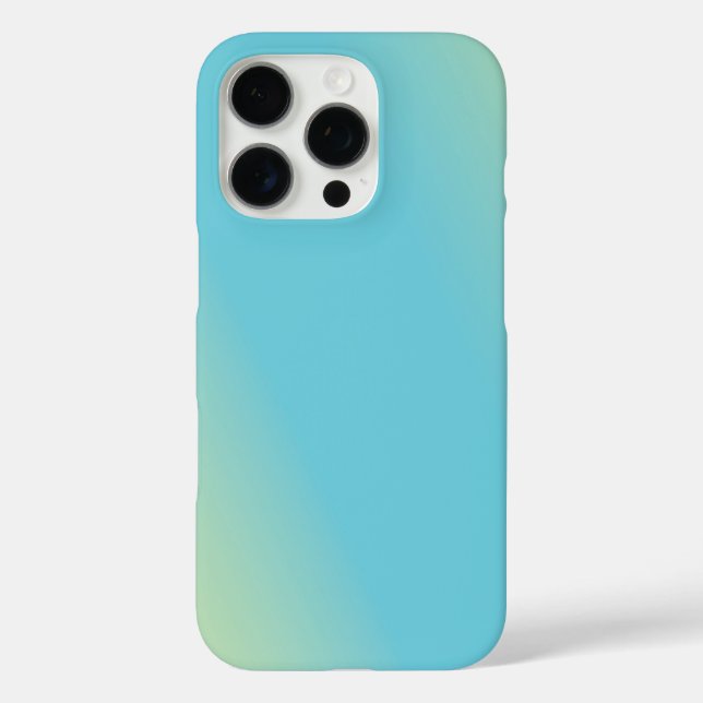 Blue Yellow Green Gradient Case-Mate iPhone Case (Back)
