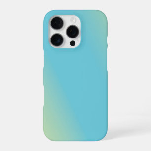 Blue Yellow Green Gradient iPhone 16 Pro Case