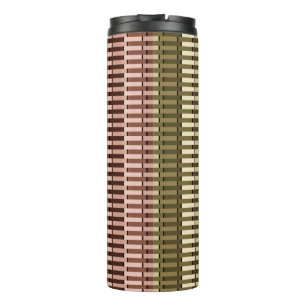 Blue Yellow Green Red Stylish Modern Chic Pattern Thermal Tumbler