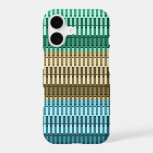 Blue Yellow Green Stylish Modern Abstract Pattern
