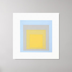 blue-yellow josef alberts canvas print
