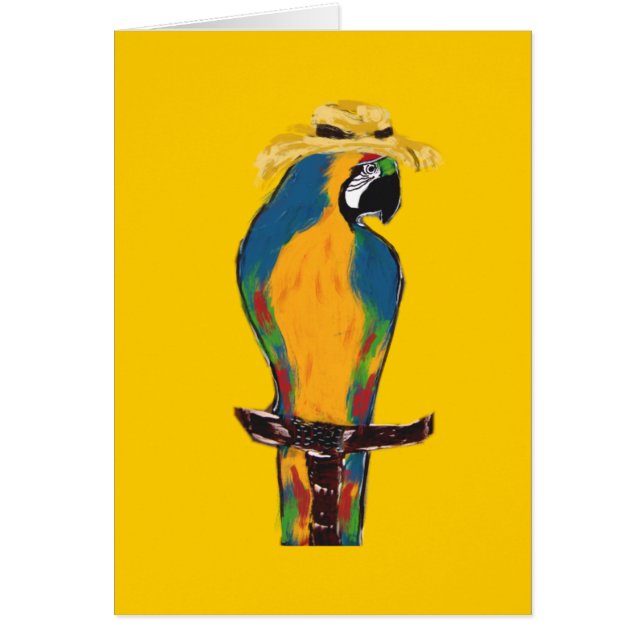 Blue & Yellow Parrot (Front)