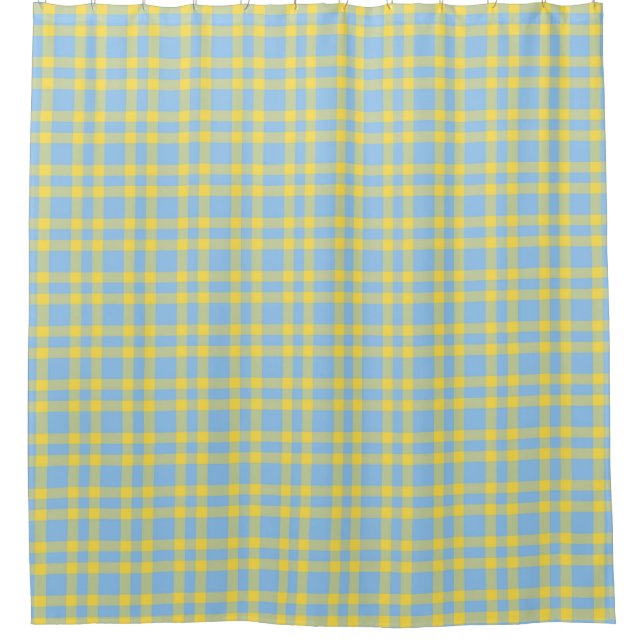 Blue Yellow Plaid Pattern (Front)