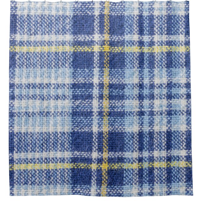 Blue Yellow Tartan: Fashionable Plaid (Front)